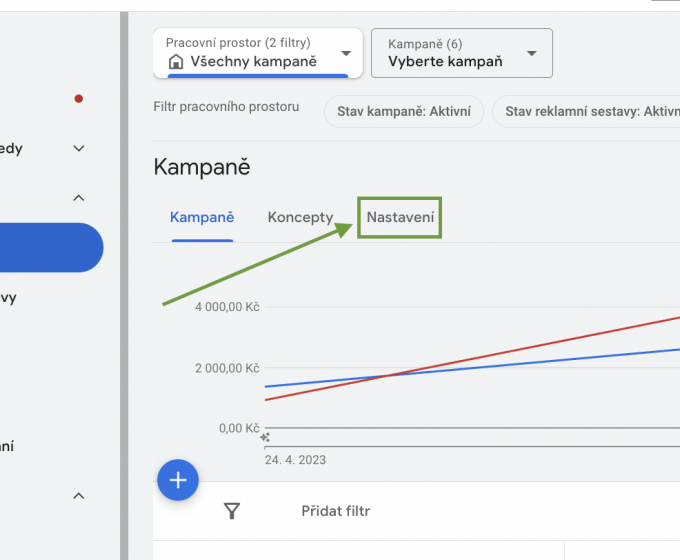 Nový vzhled Google Ads: Kde najít nastavení kampaní?